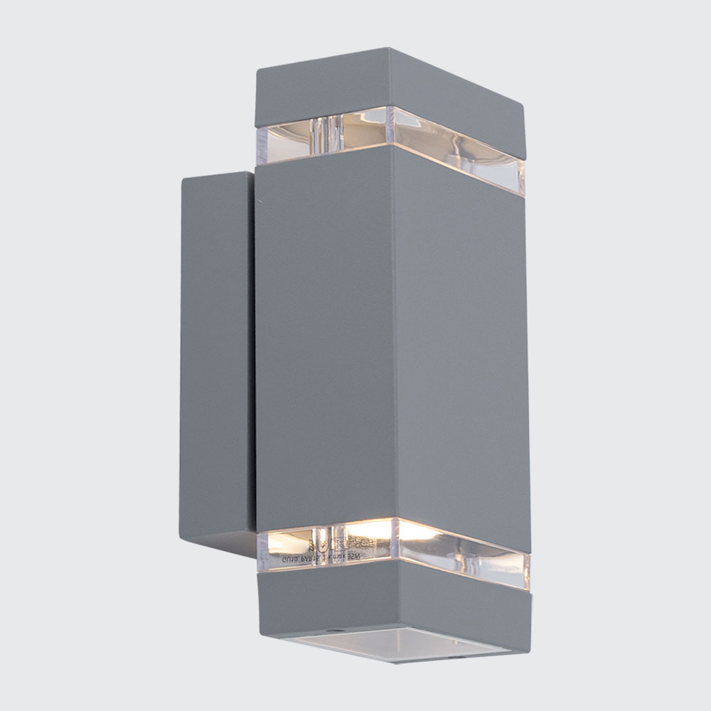 LED Wandlampe, Aluminium, grau von Kanlux GmbH