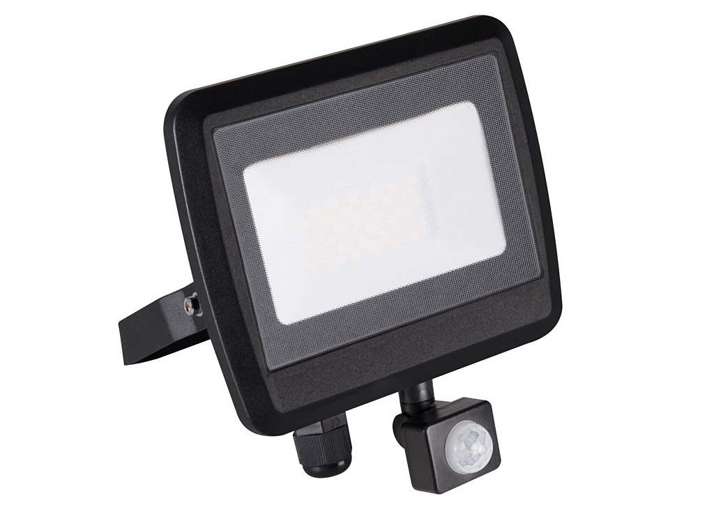 Kanlux ANTEM LED Fluter 30W-NW-SE B SMD Außenstrahler Bewegungsmelder 33207 von Kanlux
