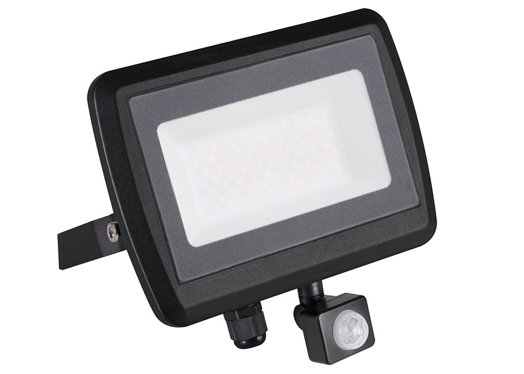 Kanlux ANTEM LED Fluter 50W-NW-SE B SMD Außenstrahler Bewegungsmelder 33208 von Kanlux