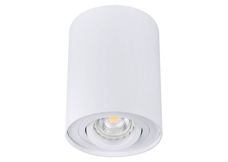 Kanlux Aluminium Aufbaustrahler weiß matt BORD DLP-50 eine Lichtquelle von Kanlux
