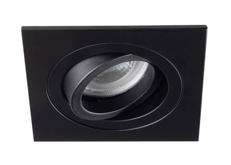 Kanlux Deckenleuchte SEIDY CT-DTL50-B/M Einbau schwenkbar schwarz matt eckig von Kanlux
