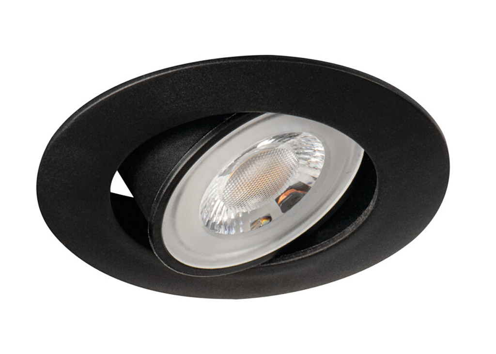 Kanlux Downlight FIZU LED 4,8W Rahmen schwarz schwenkbar warmweiss Kanlux Downlight FIZU LED 4,8W Rahmen schwarz schwenkbar warmweiss von Kanlux