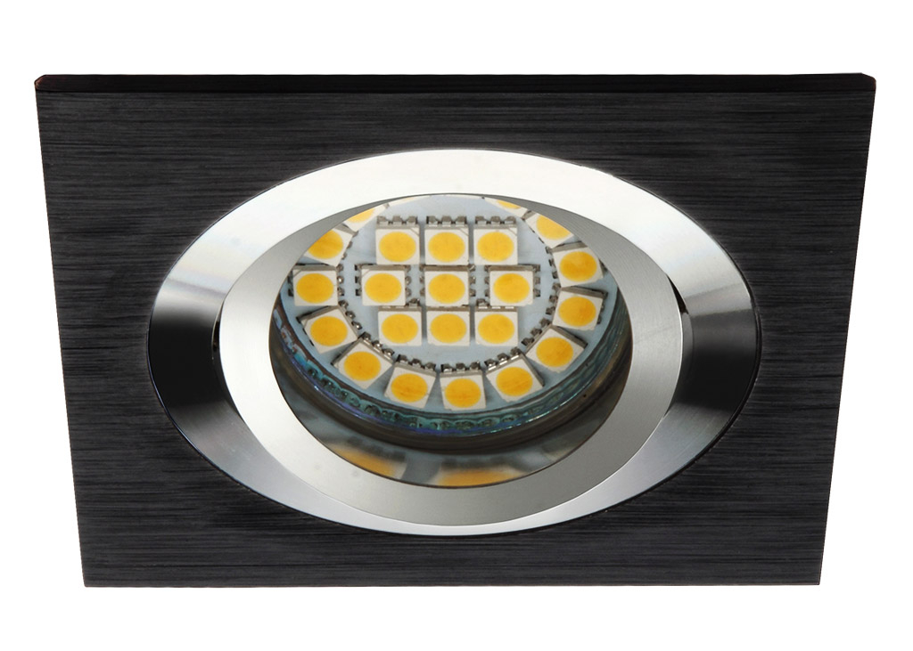 Kanlux Einbaurahmen aus Aluminium BiColor Quadrat Schwarz Deckenleuchte SEIDY CT-DTL50-B Kanlux Einbaurahmen aus Aluminium BiColor Quadrat Schwarz Deckenleuchte SEIDY CT-DTL50-B von Kanlux