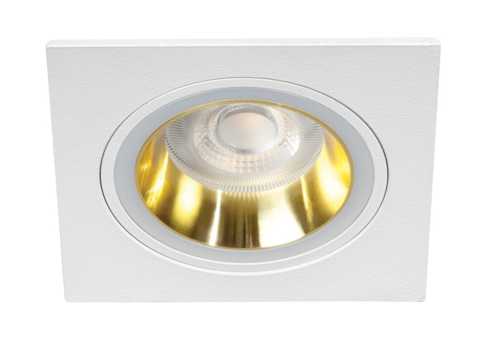 Kanlux Einbaustrahler Deckenleuchte Downlight FELINE DSL G-W weiß matt gold eckig doppelter Lichtaustritt Kanlux Einbaustrahler Deckenleuchte Downlight FELINE DSL G-W weiß matt gold eckig doppelter Lichtaustritt von Kanlux