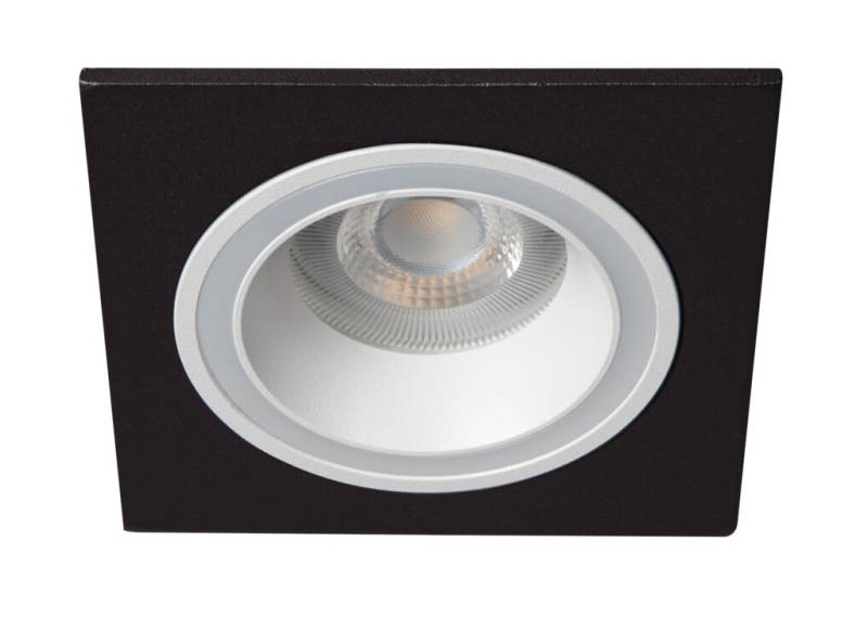 Kanlux Einbaustrahler Deckenleuchte Downlight FELINE DSL W-B schwarz weiß matt eckig doppelter Lichtaustritt von Kanlux