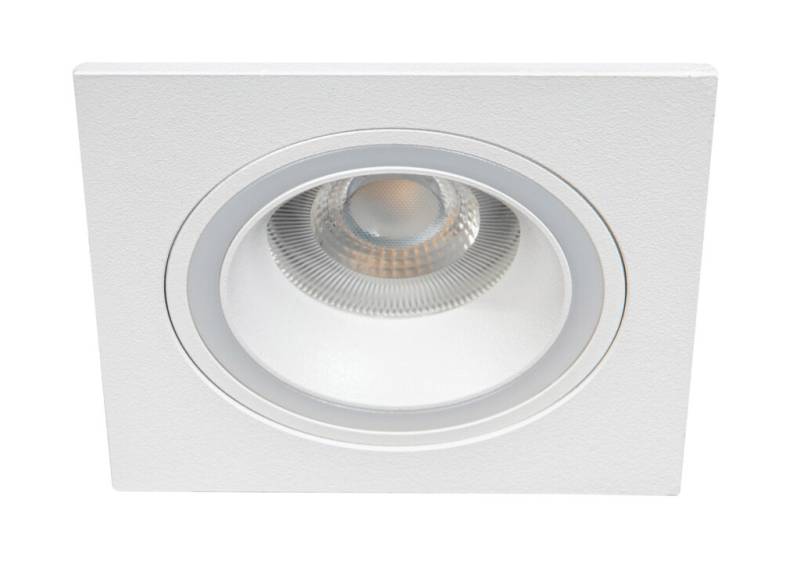 Kanlux Einbaustrahler Deckenleuchte Downlight FELINE DSL W-W weiß matt eckig doppelter Lichtaustritt von Kanlux