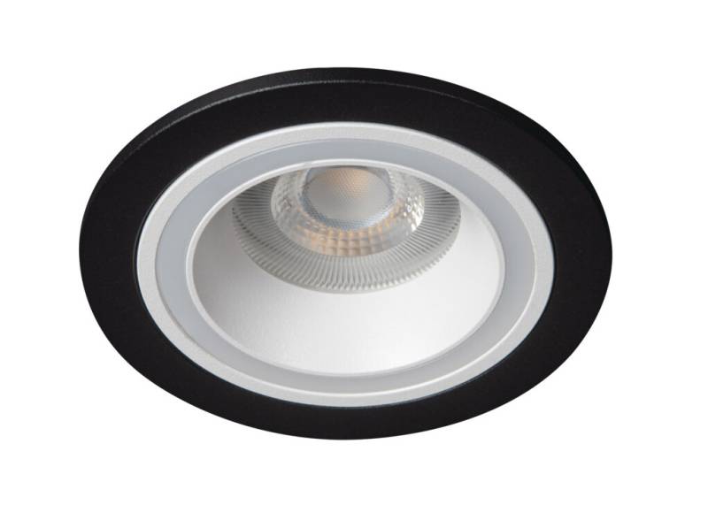 Kanlux Einbaustrahler Deckenleuchte Downlight FELINE DSO W-B schwarz weiß matt doppelter Lichtaustritt von Kanlux