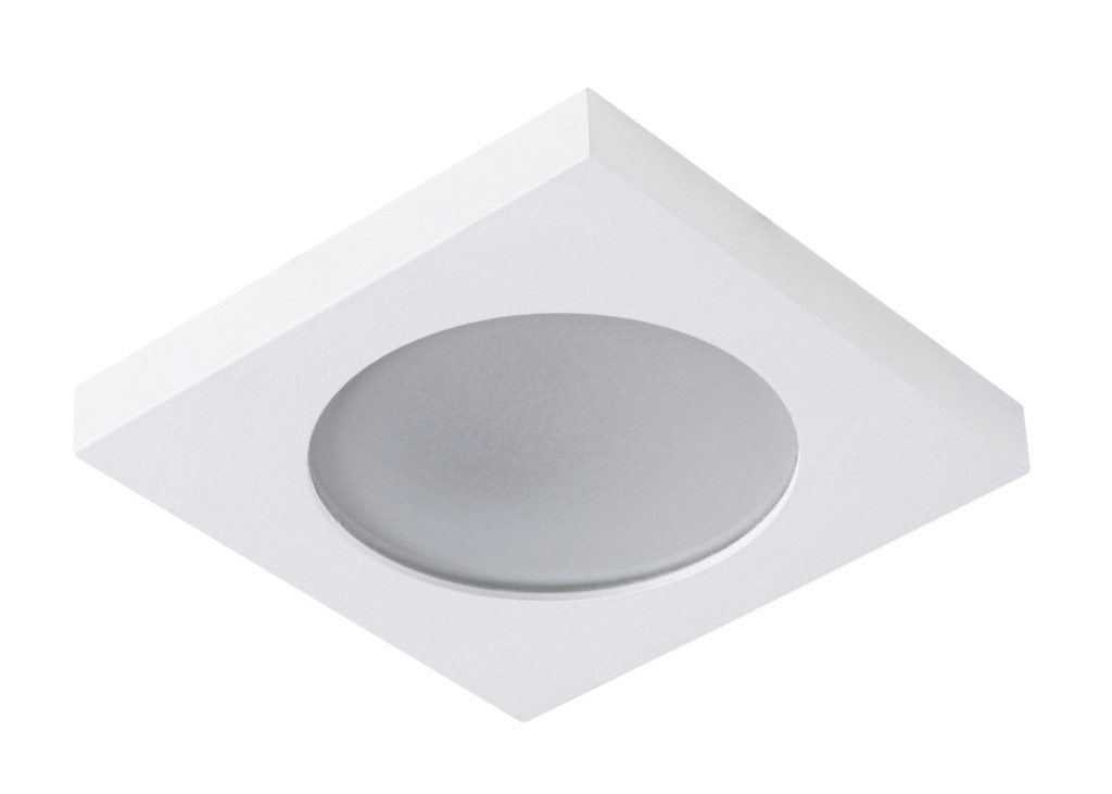 Kanlux Einbaustrahler FLINI weiss matt eckig für Feuchträume IP44, mattes Frontglas Kanlux Einbaustrahler FLINI weiss matt eckig für Feuchträume IP44, mattes Frontglas von Kanlux