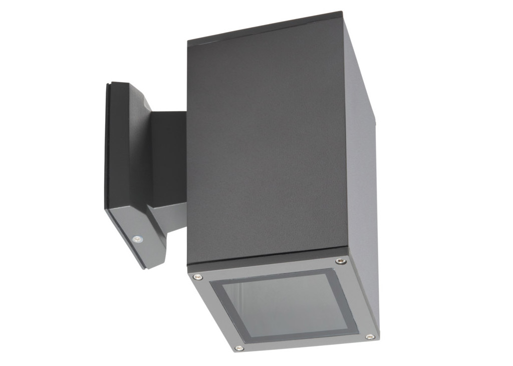 Kanlux Wandleuchte Außenbereich LART EL-160-GR Aluminium E27 von Kanlux