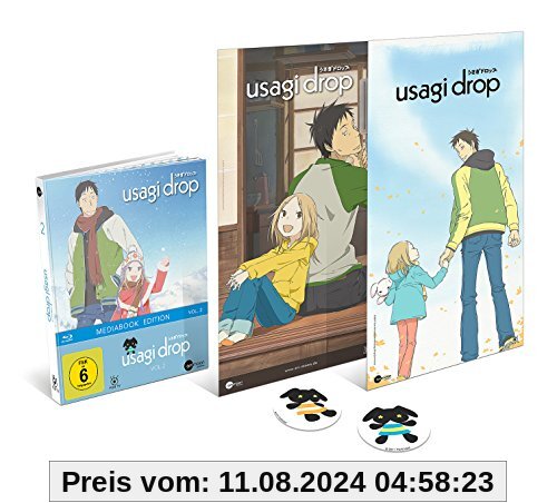 Usagi Drop - Vol. 2 - Limited Mediabook (inkl. Maxi Poster & 2 Sticker) [Blu-ray] von Kanta Kamei