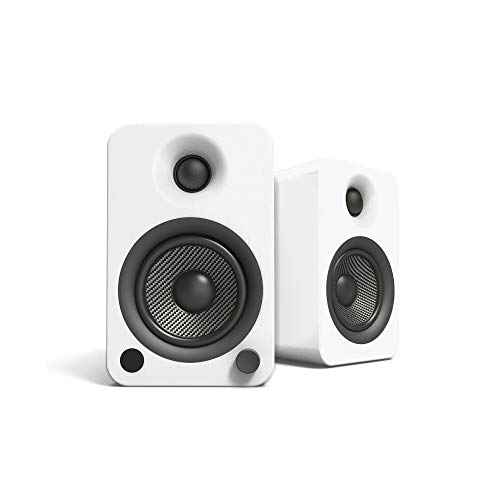 Kanto YU4MW Verstärkte Lautsprecher mit Bluetooth und integriertem Phono-Vorverstärker | Automatischer Standby und Start | Spitzenleistung 140 W | Paar | Mattweiß Kanto YU4MW Verstärkte Lautsprecher mit Bluetooth und integriertem Phono-Vorverstärker | Automatischer Standby und Start | Spitzenleistung 140 W | Paar | Mattweiß von Kanto