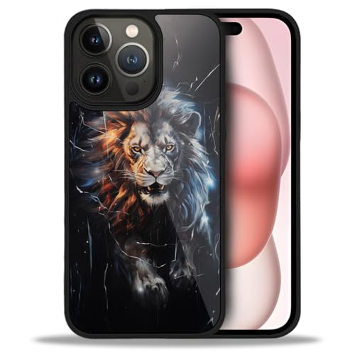 Kapadiy Kompatibel mit iPhone 14 Pro Max Hülle – Löwen-Handy für Damen und Herren, Erwachsene, stoßfeste Schutzhülle, entworfen für iPhone 14 Pro Max 6,7 Zoll – Schwarz Kapadiy Kompatibel mit iPhone 14 Pro Max Hülle – Löwen-Handy für Damen und Herren, Erwachsene, stoßfeste Schutzhülle, entworfen für iPhone 14 Pro Max 6,7 Zoll – Schwarz von Kapadiy