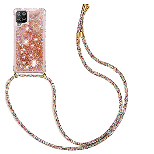 Handykette Hülle für Samsung Galaxy A22 4G - Handy-Kette Handy Hülle mit Kordel Umhängen -Band Halsband Lanyard/Necklace von Kaply