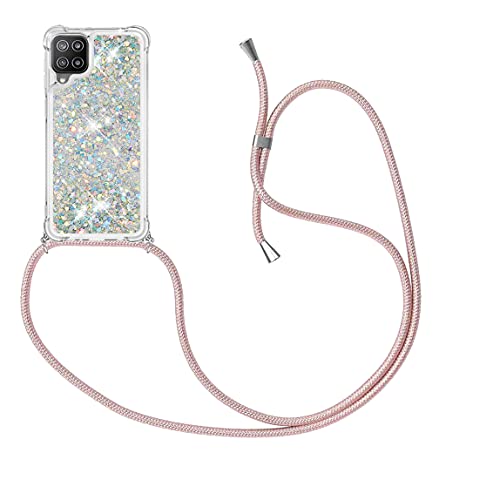 Handykette Hülle für Samsung Galaxy A22 4G - Handy-Kette Handy Hülle mit Kordel Umhängen -Band Halsband Lanyard/Necklace von Kaply