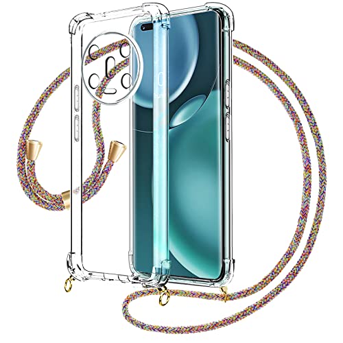 Kaply Handykette für Honor Magic4 Pro Hülle mit Band zum Umhängen,Handyhülle mit Kette Glitzer Transparent TPU Case-Rainbow. Kaply Handykette für Honor Magic4 Pro Hülle mit Band zum Umhängen,Handyhülle mit Kette Glitzer Transparent TPU Case-Rainbow. von Kaply