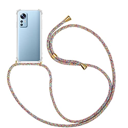 Kaply Handykette kompatibel mit Xiaomi 12 Handyhülle mit Band zum Umhängen,Handyhülle Case mit Kette in irisierend Kaply Handykette kompatibel mit Xiaomi 12 Handyhülle mit Band zum Umhängen,Handyhülle Case mit Kette in irisierend von Kaply