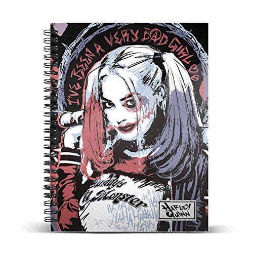 Harley Quinn Crazy-DIN A4 Rasterpapier Notizbuch von Karactermania