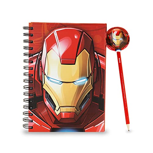 Iron Man Stark-Geschenkbox mit Notizbuch und Fashion Bleistift, Mehrfarbig von Karactermania