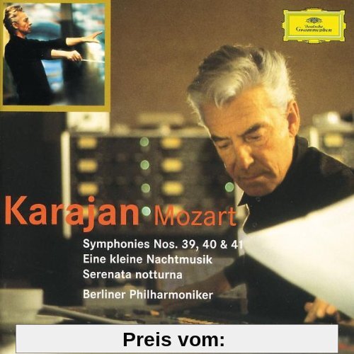 Sinfonien 39,40,41/Divertimento/+ von Karajan, Herbert Von