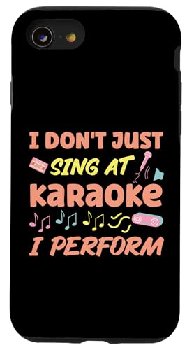 Karaoke Design für Karaoke King und Queen Hülle für iPhone SE (2020) / 7 / 8 von Karaoke Designs For Karaoke King And Queen