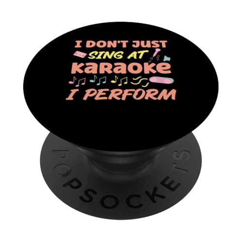 Karaoke Design für Karaoke King und Queen PopSockets Klebender PopGrip Karaoke Design für Karaoke King und Queen PopSockets Klebender PopGrip von Karaoke Designs For Karaoke King And Queen