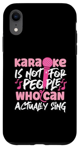 Karaoke singt eigentlich Design für Mädchen und Frauen Hülle für iPhone XR Karaoke singt eigentlich Design für Mädchen und Frauen Hülle für iPhone XR von Karaoke Designs For Karaoke King And Queen