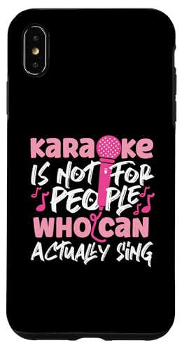 Karaoke singt eigentlich Design für Mädchen und Frauen Hülle für iPhone XS Max Karaoke singt eigentlich Design für Mädchen und Frauen Hülle für iPhone XS Max von Karaoke Designs For Karaoke King And Queen