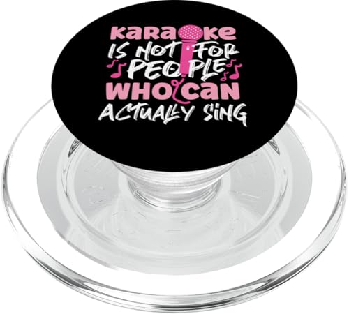 Karaoke singt eigentlich Design für Mädchen und Frauen PopSockets PopGrip für MagSafe Karaoke singt eigentlich Design für Mädchen und Frauen PopSockets PopGrip für MagSafe von Karaoke Designs For Karaoke King And Queen