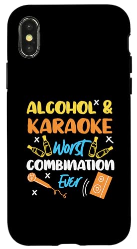 Schlechteste Kombination Karaoke und Alkohol für Karaoke-Süchtige Hülle für iPhone X/XS Schlechteste Kombination Karaoke und Alkohol für Karaoke-Süchtige Hülle für iPhone X/XS von Karaoke Designs For Karaoke King And Queen