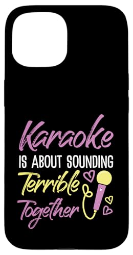 Schrecklich klingendes Karaoke-Design für Comedian Sänger Hülle für iPhone 15 Schrecklich klingendes Karaoke-Design für Comedian Sänger Hülle für iPhone 15 von Karaoke Designs For Karaoke King And Queen