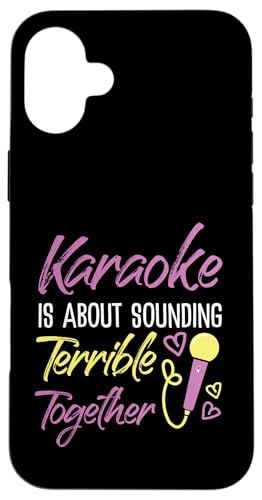 Schrecklich klingendes Karaoke-Design für Comedian Sänger Hülle für iPhone 16 Plus Schrecklich klingendes Karaoke-Design für Comedian Sänger Hülle für iPhone 16 Plus von Karaoke Designs For Karaoke King And Queen