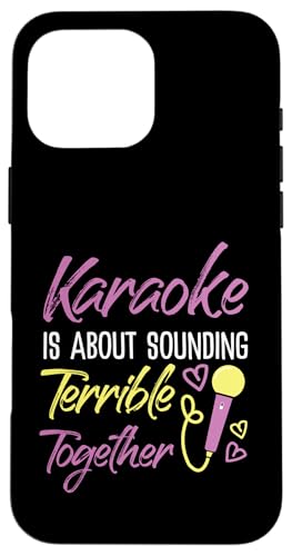 Schrecklich klingendes Karaoke-Design für Comedian Sänger Hülle für iPhone 16 Pro Max Schrecklich klingendes Karaoke-Design für Comedian Sänger Hülle für iPhone 16 Pro Max von Karaoke Designs For Karaoke King And Queen