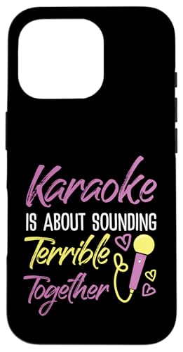 Schrecklich klingendes Karaoke-Design für Comedian Sänger Hülle für iPhone 16 Pro Schrecklich klingendes Karaoke-Design für Comedian Sänger Hülle für iPhone 16 Pro von Karaoke Designs For Karaoke King And Queen