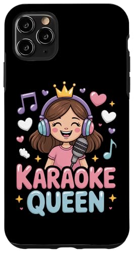 Karaoke Queen Karaoke Sänger Mikrofon Karaoke Hülle für iPhone 11 Pro Max von Karaoke Enthusiast Designs for Karaoke Nights