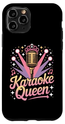 Karaoke Queen Karaoke Sänger Mikrofon Karaoke Hülle für iPhone 11 Pro von Karaoke Enthusiast Designs for Karaoke Nights