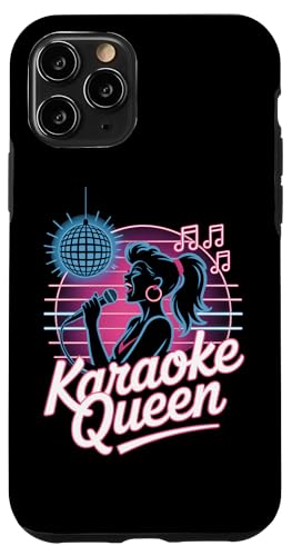 Karaoke Queen Karaoke Sänger Mikrofon Karaoke Hülle für iPhone 11 Pro von Karaoke Enthusiast Designs for Karaoke Nights