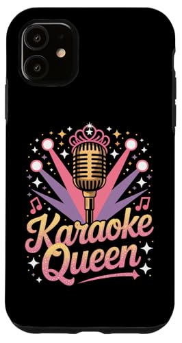 Karaoke Queen Karaoke Sänger Mikrofon Karaoke Hülle für iPhone 11 Karaoke Queen Karaoke Sänger Mikrofon Karaoke Hülle für iPhone 11 von Karaoke Enthusiast Designs for Karaoke Nights