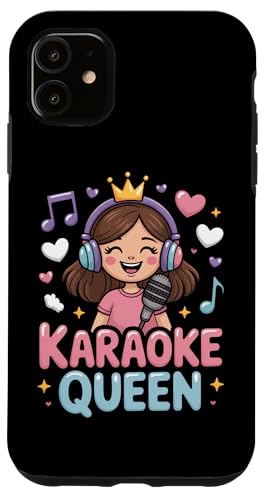Karaoke Queen Karaoke Sänger Mikrofon Karaoke Hülle für iPhone 11 Karaoke Queen Karaoke Sänger Mikrofon Karaoke Hülle für iPhone 11 von Karaoke Enthusiast Designs for Karaoke Nights