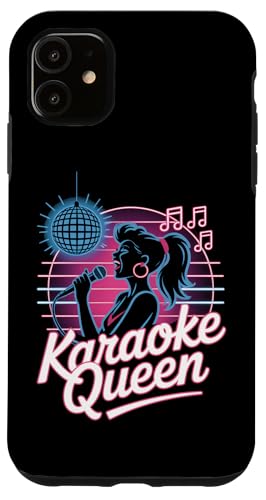Karaoke Queen Karaoke Sänger Mikrofon Karaoke Hülle für iPhone 11 Karaoke Queen Karaoke Sänger Mikrofon Karaoke Hülle für iPhone 11 von Karaoke Enthusiast Designs for Karaoke Nights