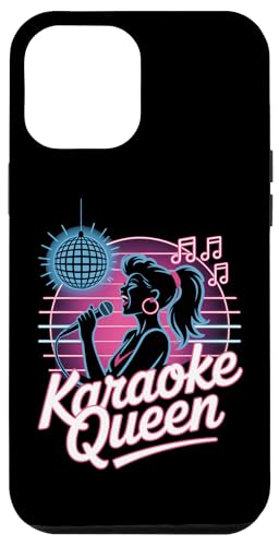 Karaoke Queen Karaoke Sänger Mikrofon Karaoke Hülle für iPhone 12 Pro Max von Karaoke Enthusiast Designs for Karaoke Nights