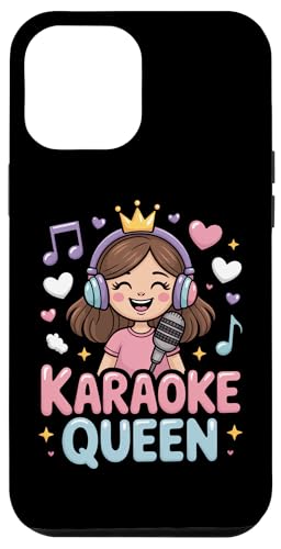 Karaoke Queen Karaoke Sänger Mikrofon Karaoke Hülle für iPhone 12 Pro Max von Karaoke Enthusiast Designs for Karaoke Nights