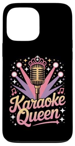 Karaoke Queen Karaoke Sänger Mikrofon Karaoke Hülle für iPhone 13 Pro Max von Karaoke Enthusiast Designs for Karaoke Nights