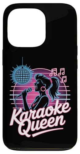 Karaoke Queen Karaoke Sänger Mikrofon Karaoke Hülle für iPhone 13 Pro von Karaoke Enthusiast Designs for Karaoke Nights