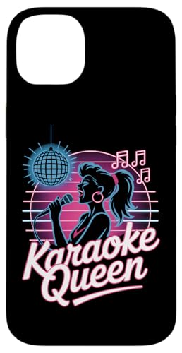 Karaoke Queen Karaoke Sänger Mikrofon Karaoke Hülle für iPhone 14 Plus von Karaoke Enthusiast Designs for Karaoke Nights