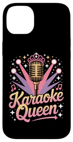 Karaoke Queen Karaoke Sänger Mikrofon Karaoke Hülle für iPhone 14 Plus von Karaoke Enthusiast Designs for Karaoke Nights