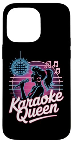 Karaoke Queen Karaoke Sänger Mikrofon Karaoke Hülle für iPhone 14 Pro Max von Karaoke Enthusiast Designs for Karaoke Nights