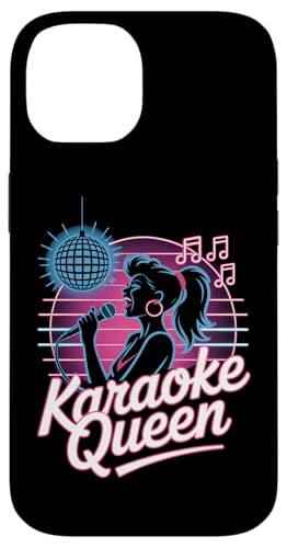 Karaoke Queen Karaoke Sänger Mikrofon Karaoke Hülle für iPhone 14 Karaoke Queen Karaoke Sänger Mikrofon Karaoke Hülle für iPhone 14 von Karaoke Enthusiast Designs for Karaoke Nights