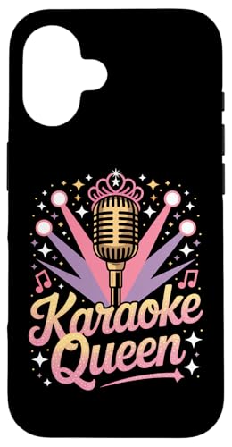 Karaoke Queen Karaoke Sänger Mikrofon Karaoke Hülle für iPhone 16 Karaoke Queen Karaoke Sänger Mikrofon Karaoke Hülle für iPhone 16 von Karaoke Enthusiast Designs for Karaoke Nights