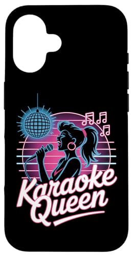 Karaoke Queen Karaoke Sänger Mikrofon Karaoke Hülle für iPhone 16 Karaoke Queen Karaoke Sänger Mikrofon Karaoke Hülle für iPhone 16 von Karaoke Enthusiast Designs for Karaoke Nights