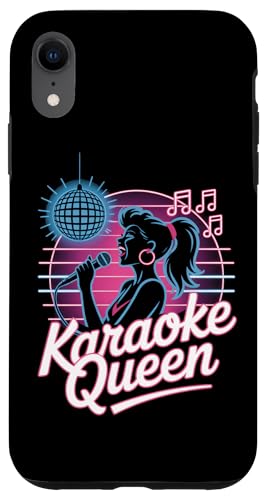 Karaoke Queen Karaoke Sänger Mikrofon Karaoke Hülle für iPhone XR von Karaoke Enthusiast Designs for Karaoke Nights